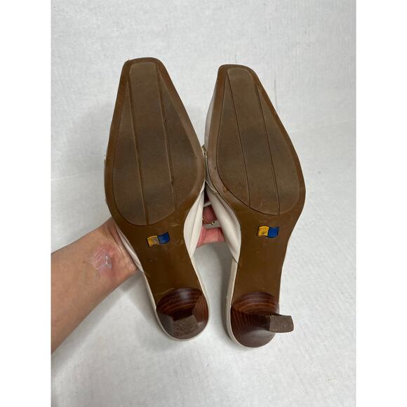 Cloudwalkers Vintage Coquette Y2K Kitten Heel Mules Womens Size 8 - Picture 5 of 9